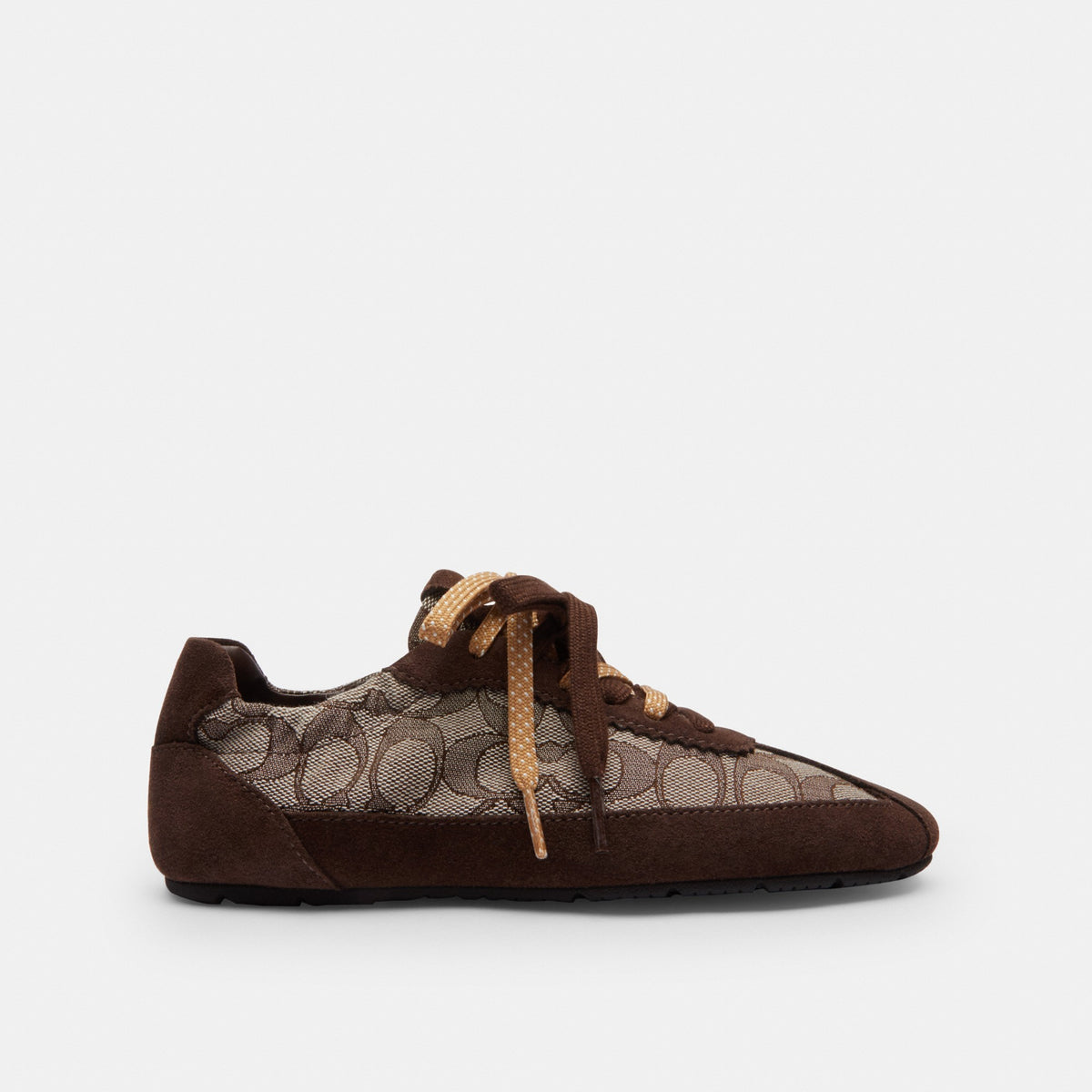 Coach Soft Sneaker In Signature Jacquard - Maple/Oak (Women's)