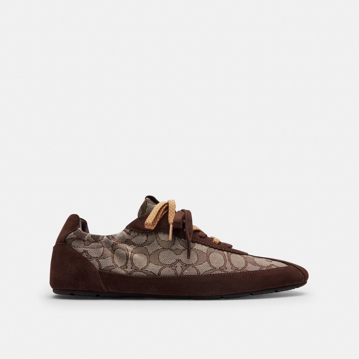 Coach Soft Sneaker In Signature Jacquard - Maple/Oak (Men's)