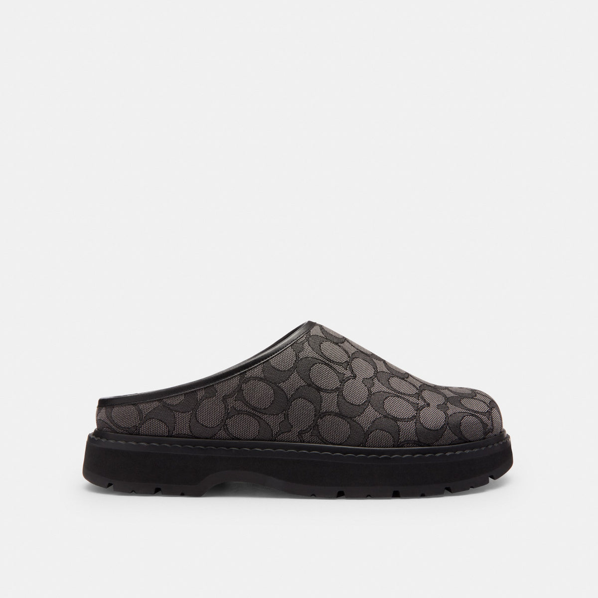 Coach Sport Clog In Signature Jacquard - Graphite/Black (Men's)