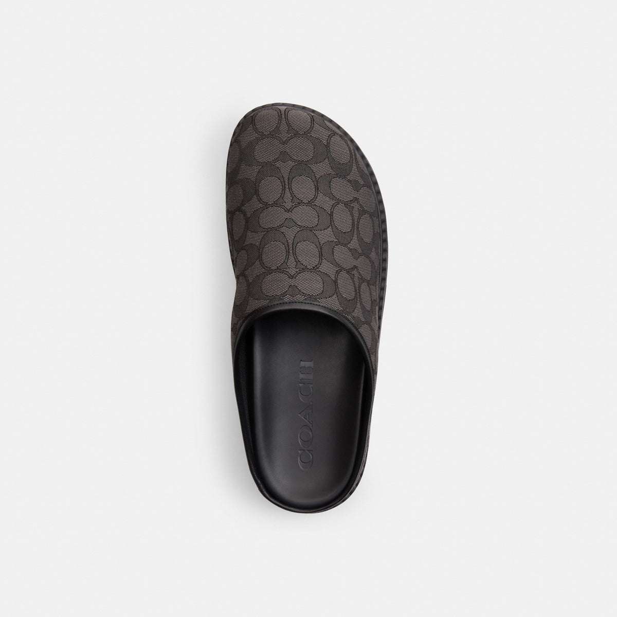 Coach Sport Clog In Signature Jacquard - Graphite/Black (Men's)