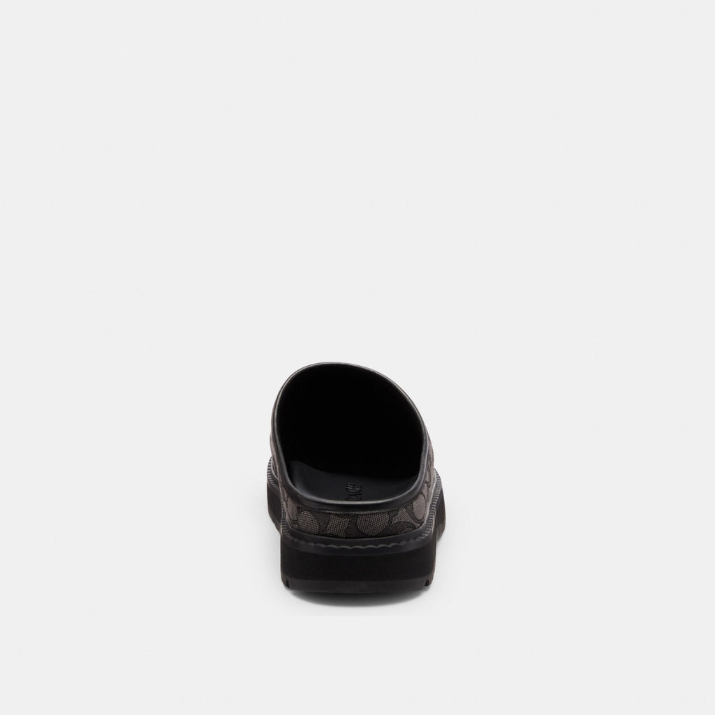 Coach Sport Clog In Signature Jacquard - Graphite/Black (Men's)