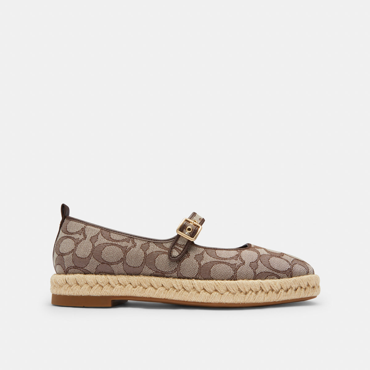 Coach Mary Jane Espadrille In Signature Jacquard - Oak/Maple (2)