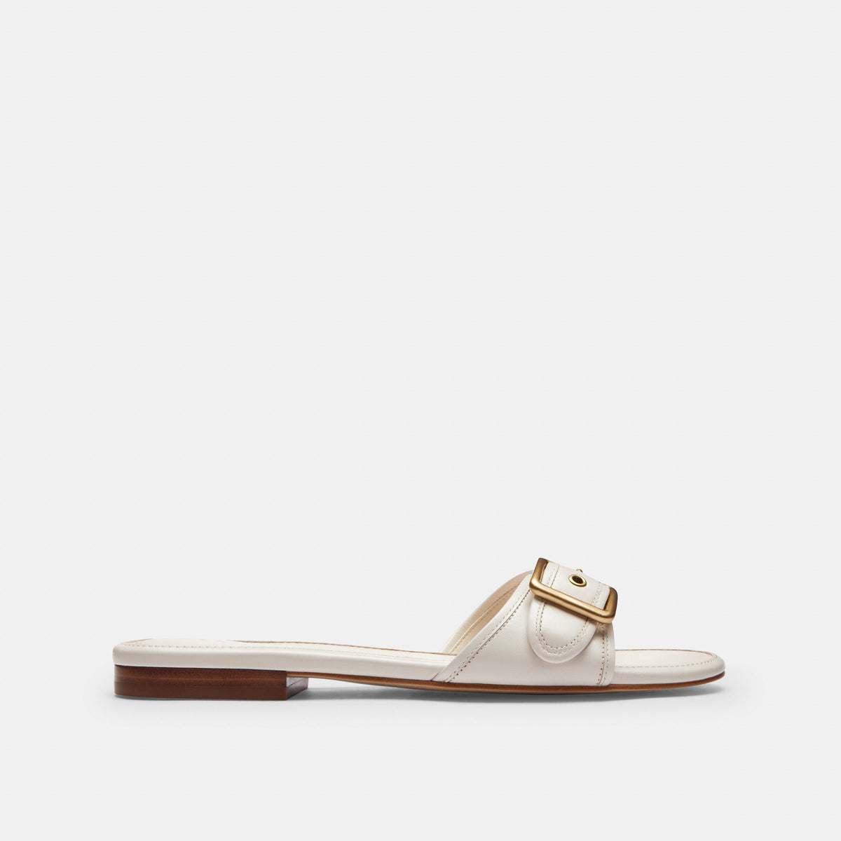 Coach Margot Flat Sandal - Chalk (2)