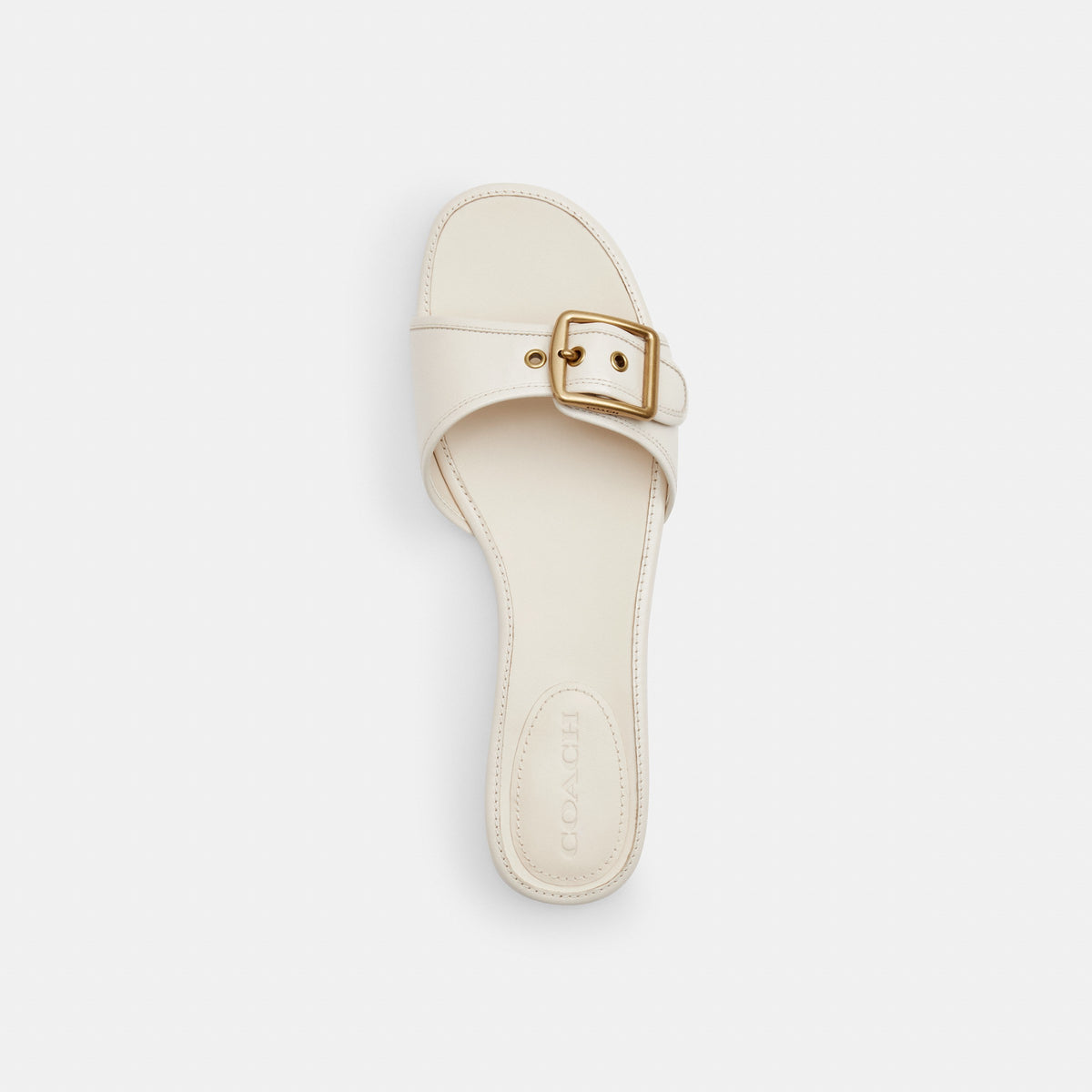 Coach Margot Flat Sandal - Chalk (3)