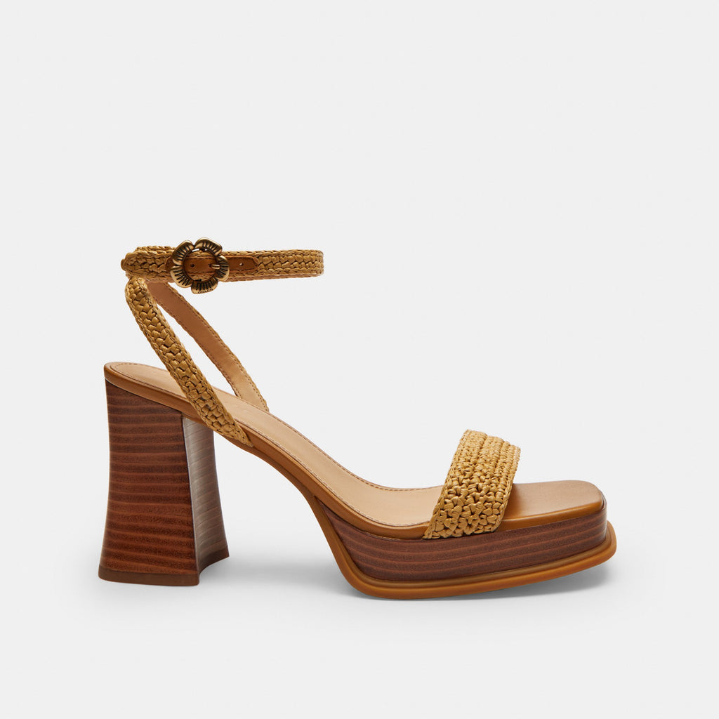 Coach Tea Rose Platform Sandal - Natural (Women's)