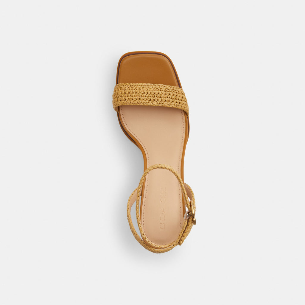 Coach Tea Rose Platform Sandal - Natural (Women's)