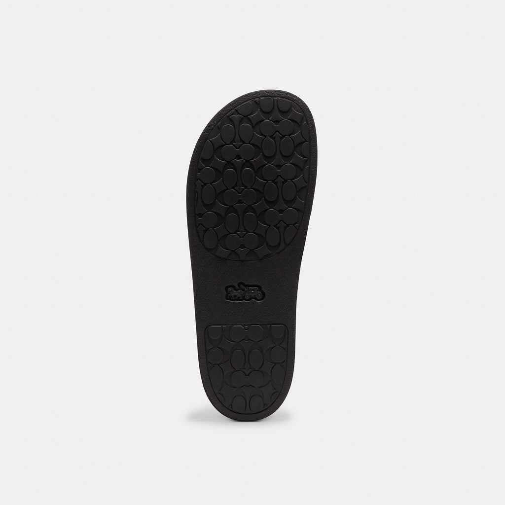 Coach Rexy 10th Birthday Udele Slide With Sticker Print - Black (5)