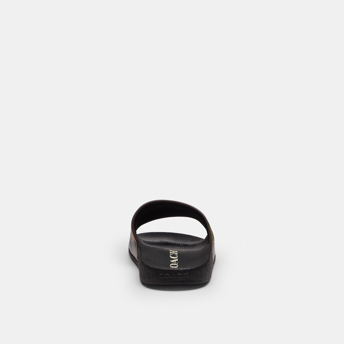 Coach Rexy 10th Birthday Udele Slide With Sticker Print - Black (4)