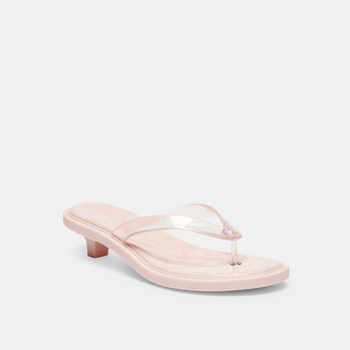 Coach Jelly Thong Sandal In Signature - Candy Pink (Women's)