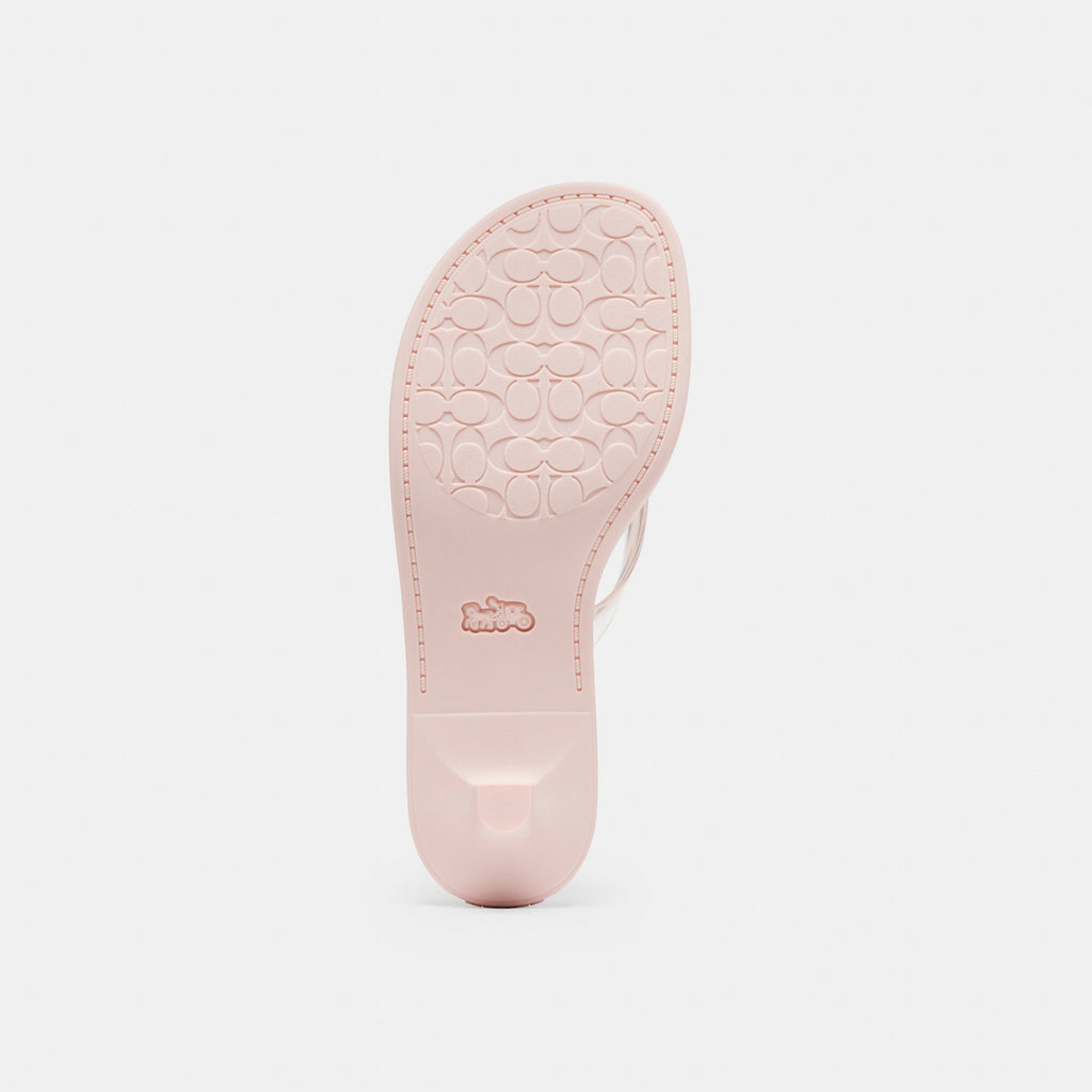 Coach Jelly Thong Sandal In Signature - Candy Pink (Women's)