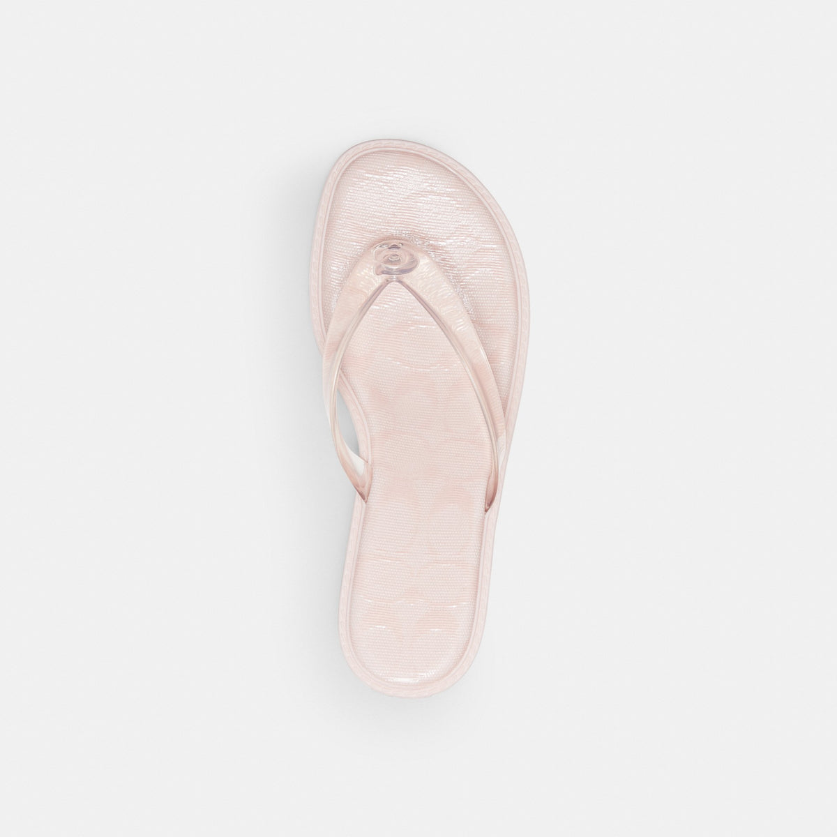 Coach Jelly Thong Sandal In Signature - Candy Pink (Women's)