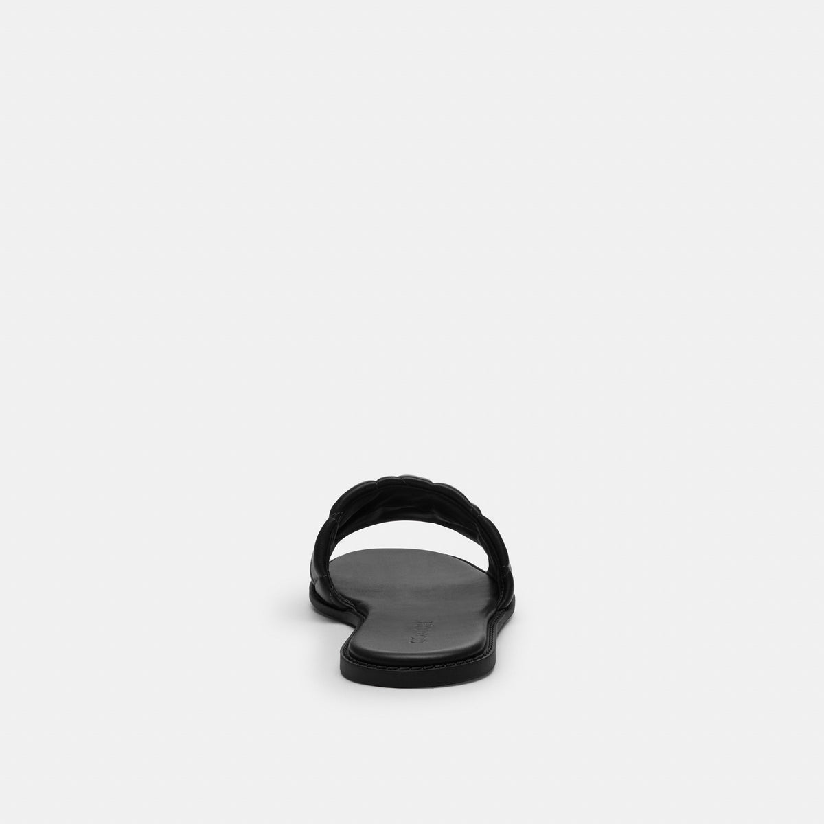 Coach Holly Sandal With Quilting - Black (4)