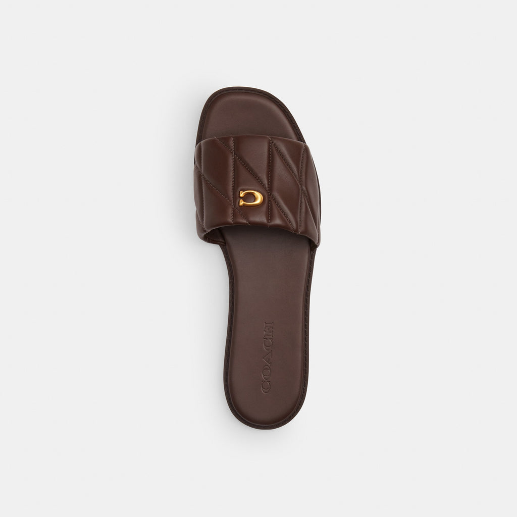 Coach Holly Sandal With Quilting - Maple (3)