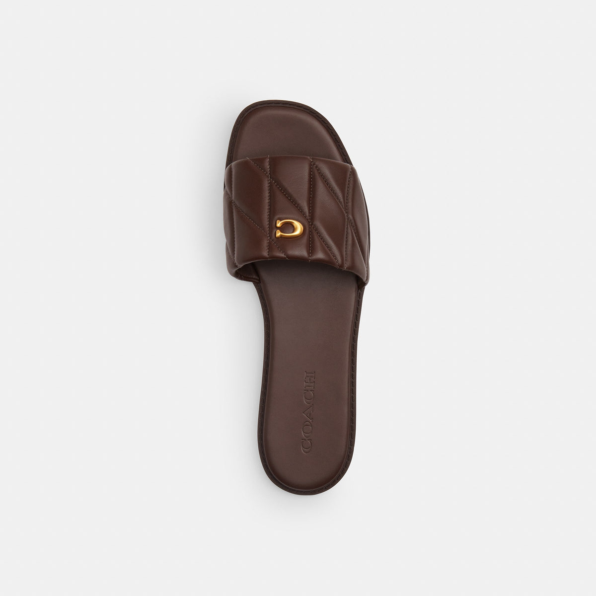 Coach Holly Sandal With Quilting - Maple (3)