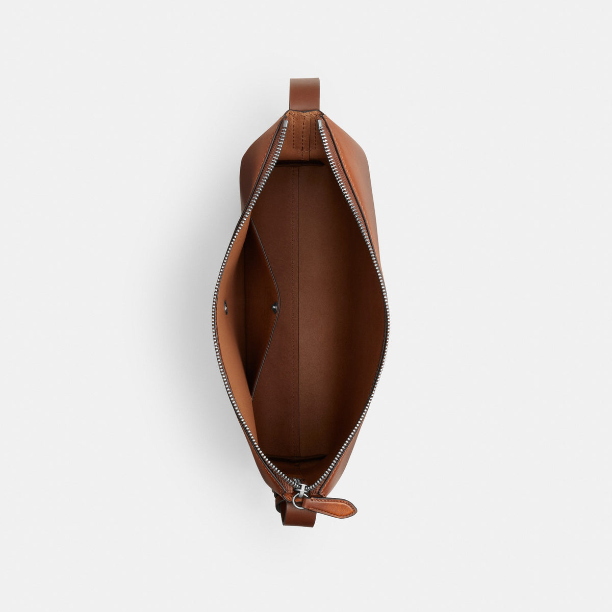 Coach Mott Messenger Bag 38 In Loved Leather - Saddle/Burnt Sienna
