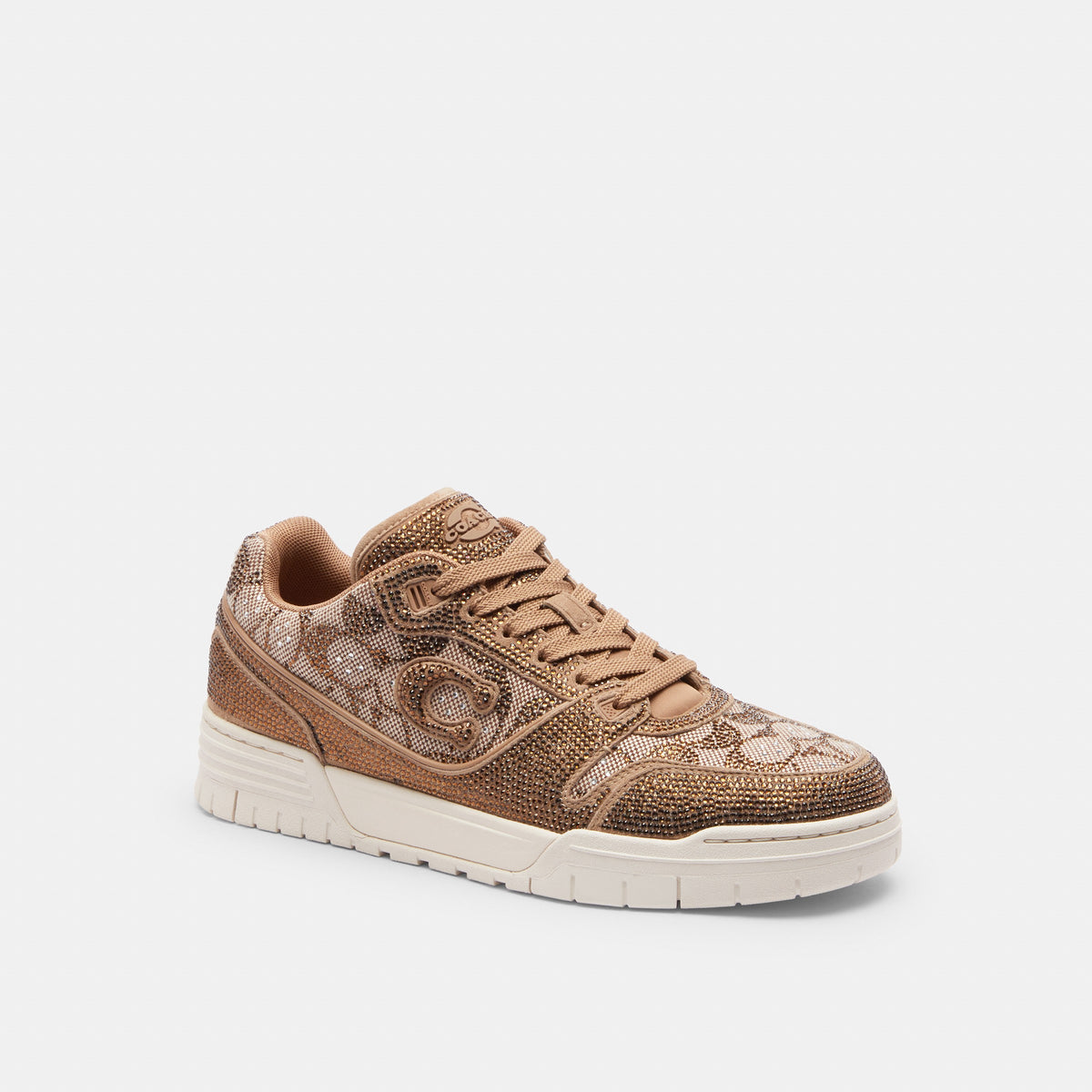 Coach Soho Sneaker In Crystal Signature Jacquard - Antelope