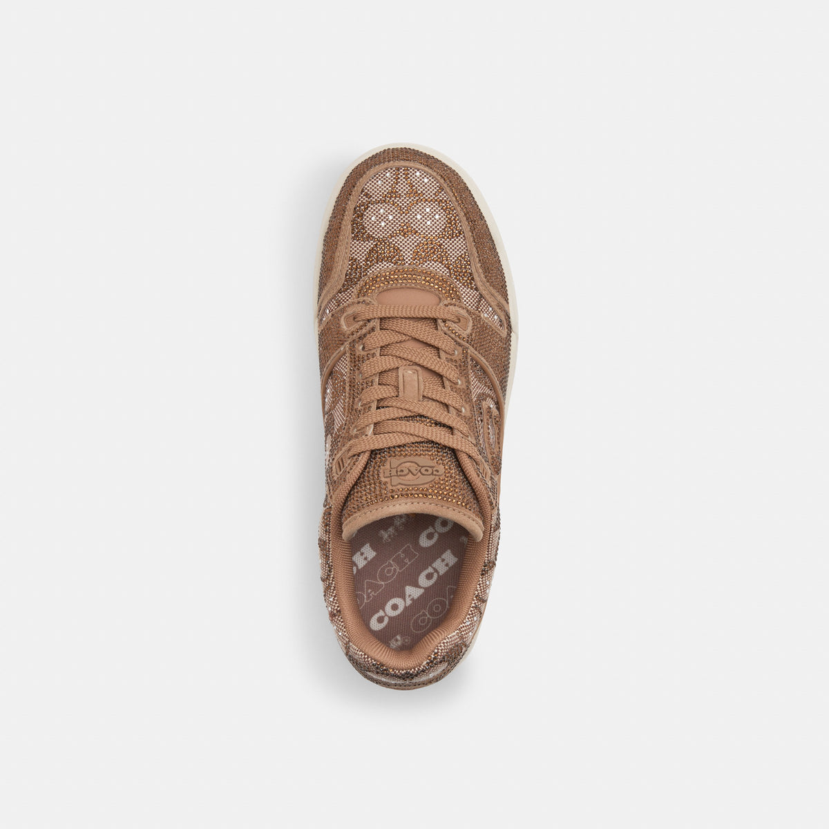 Coach Soho Sneaker In Crystal Signature Jacquard - Antelope (3)