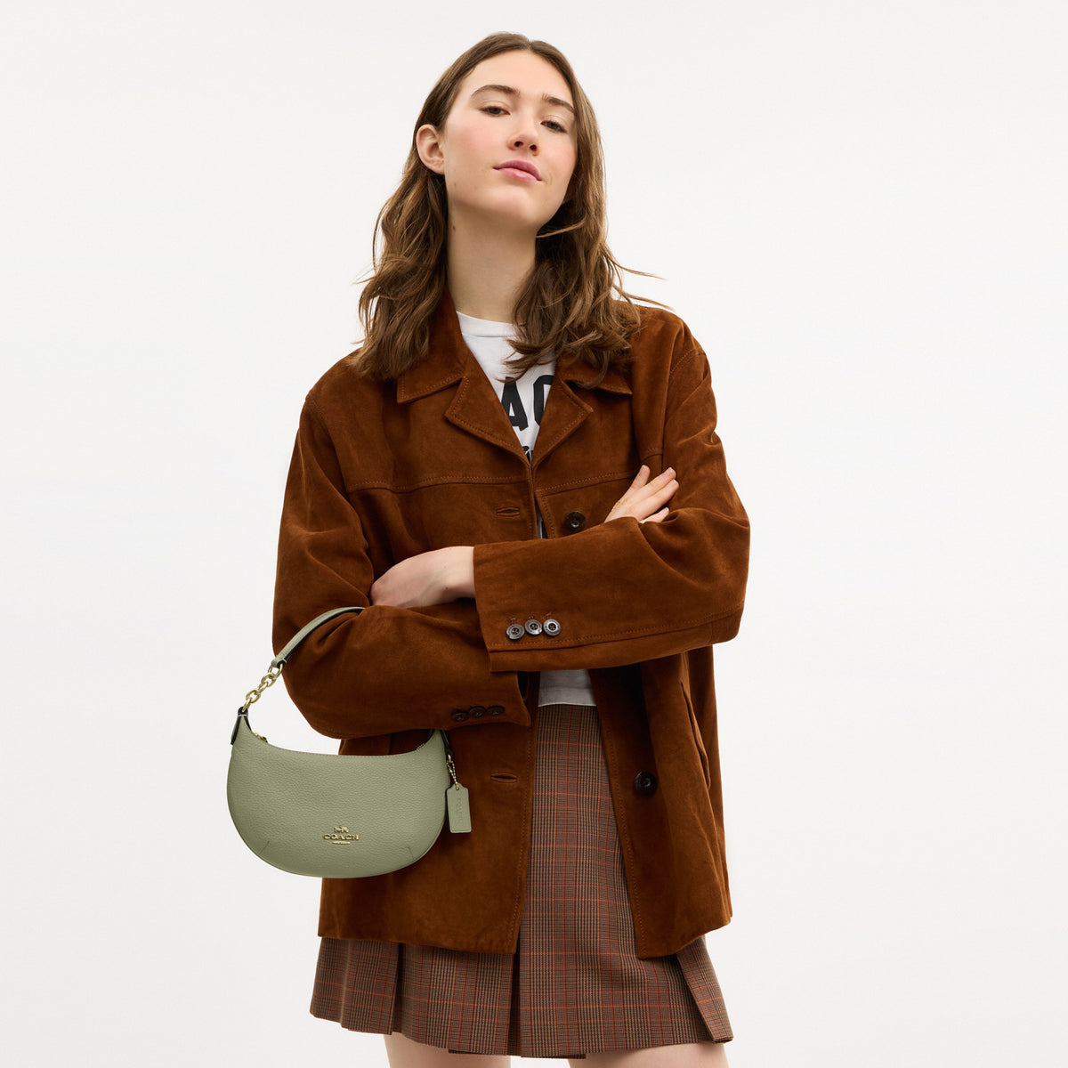Coach Mini Payton Bag - Gold/Pistachio (Women's)