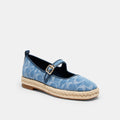 Coach Mary Jane Espadrille In Signature Denim - Indigo (Women's)