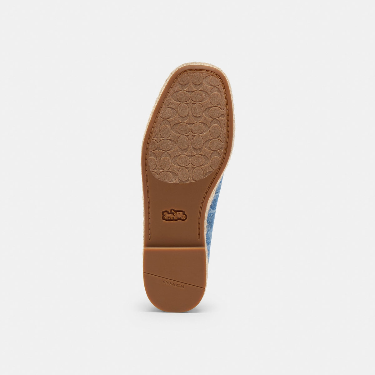 Coach Mary Jane Espadrille In Signature Denim - Indigo (Women's)
