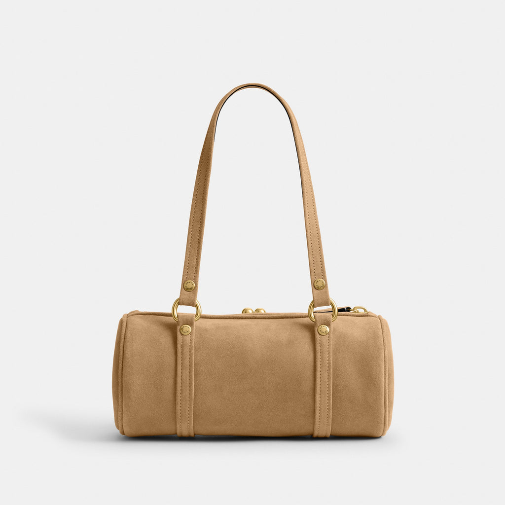 Coach Kisslock Barrel Bag 28 - Brass/Soul (Women's)
