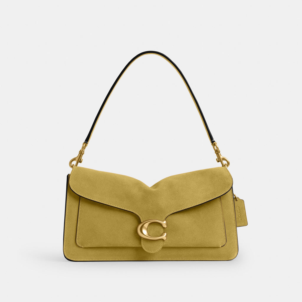 Coach Tabby Shoulder Bag 36 - Brass/Light Citron (Women's)