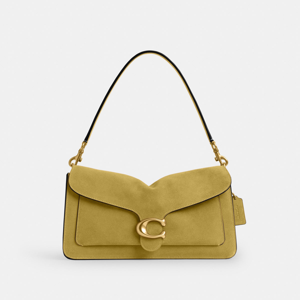 Coach Tabby Shoulder Bag 36 - Brass/Light Citron (Women's)