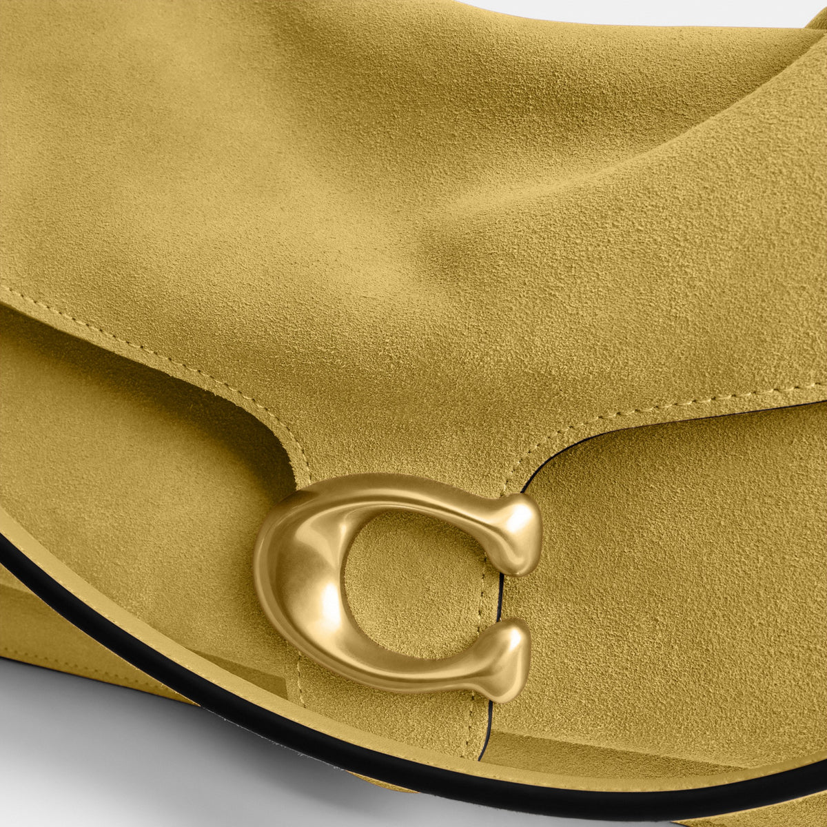 Coach Tabby Shoulder Bag 36 - Brass/Light Citron (Women's)