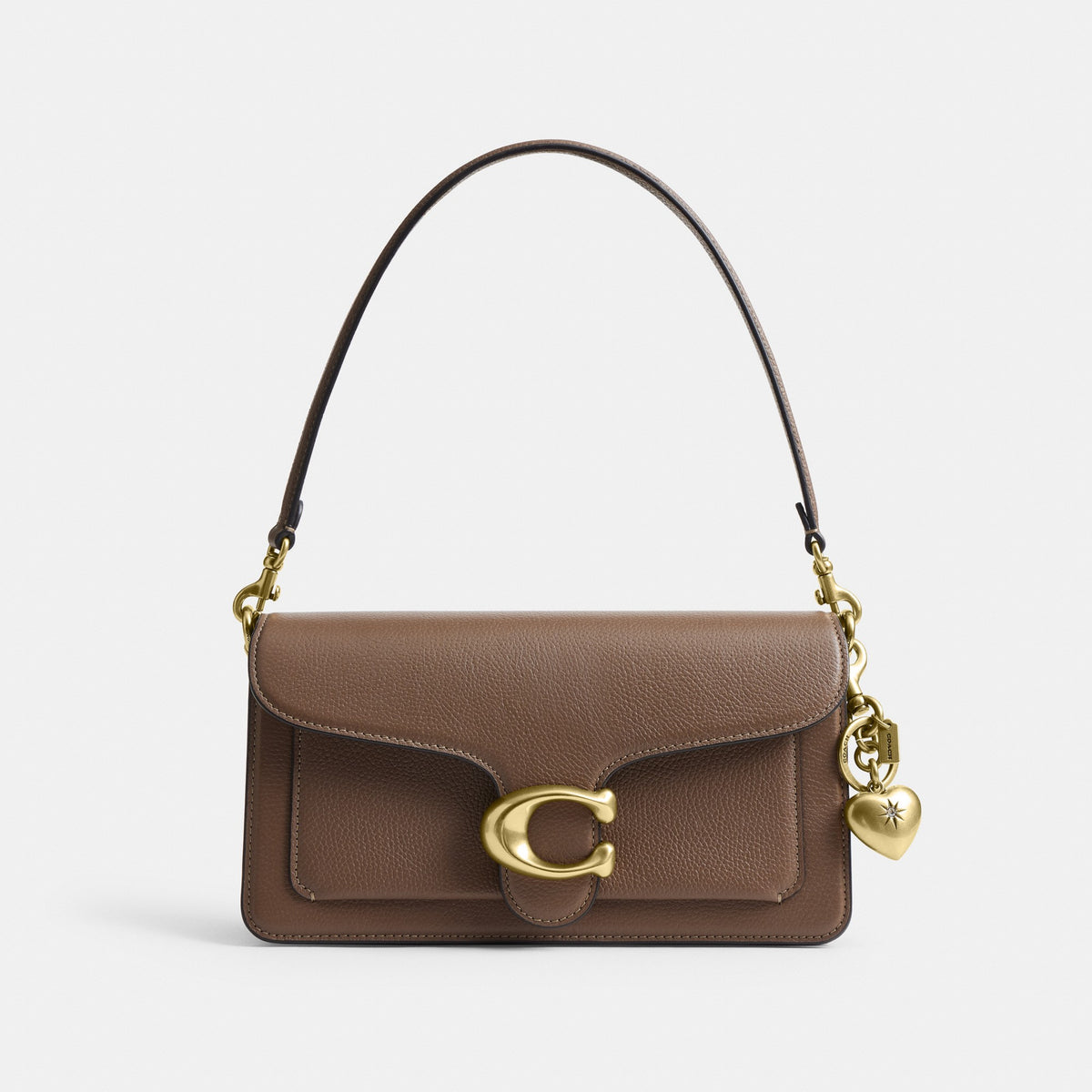 Coach Heart Bag Charm - Gold/Gold (Women's)