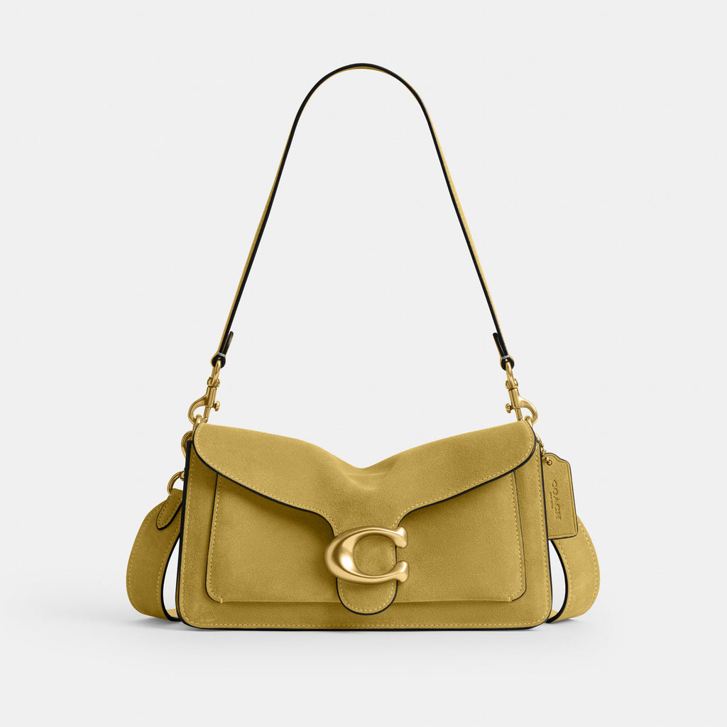 Coach Tabby Shoulder Bag 26 - Brass/Light Citron (Women's)