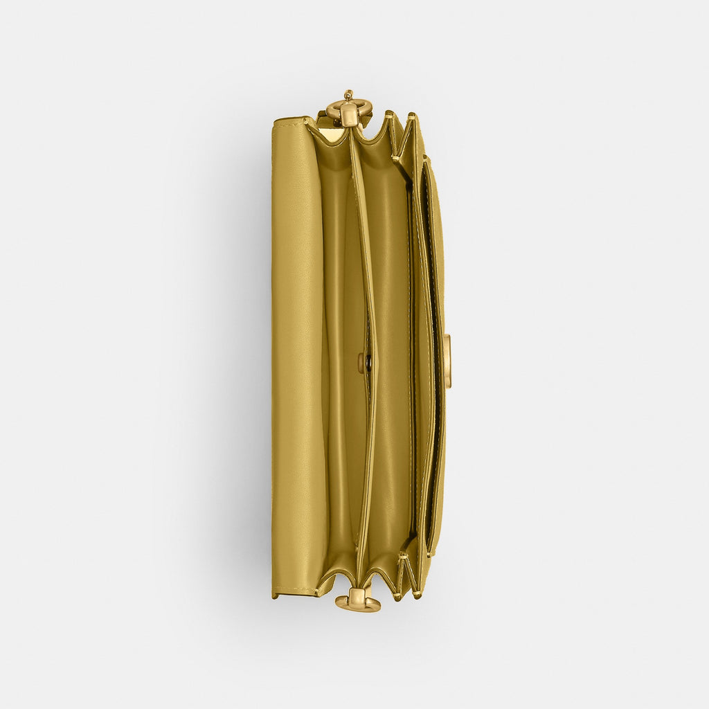 Coach Tabby Shoulder Bag 26 - Brass/Light Citron (Women's)