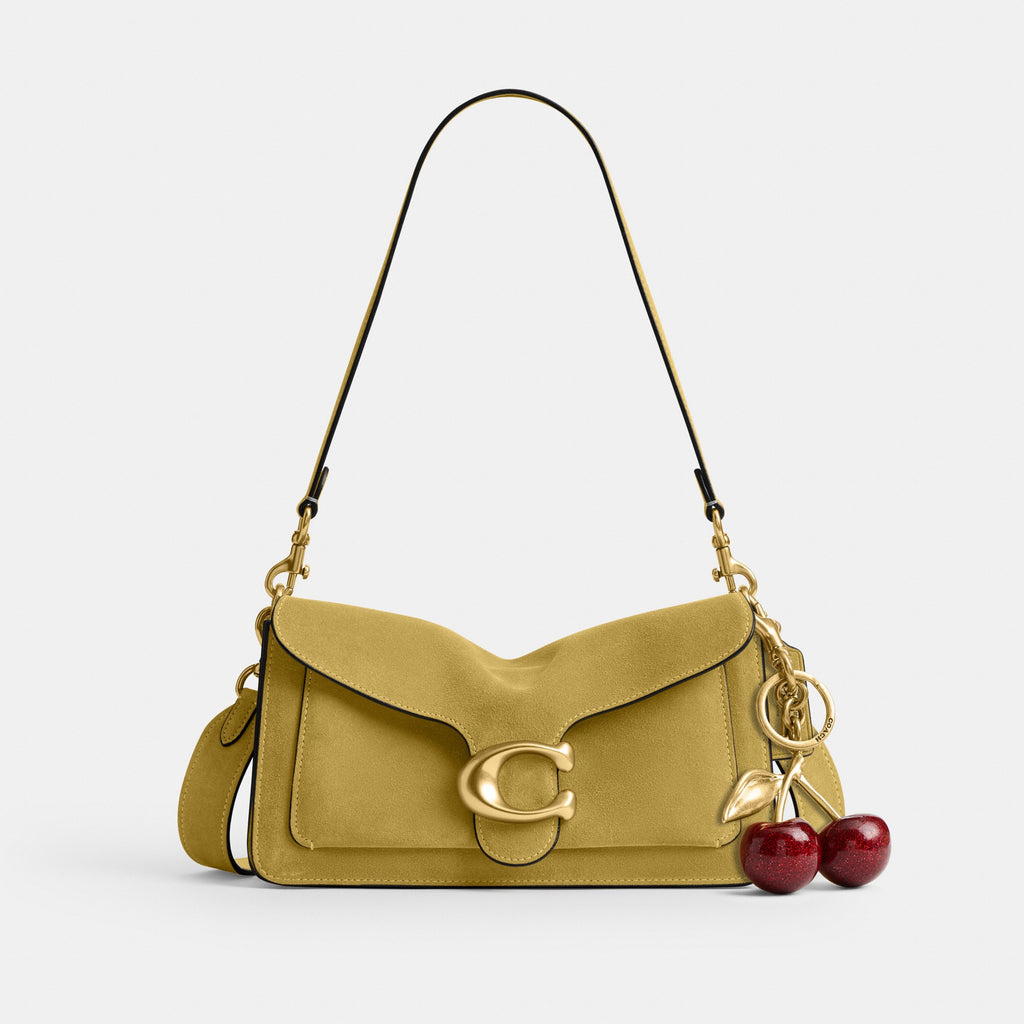 Coach Tabby Shoulder Bag 26 - Brass/Light Citron (Women's)