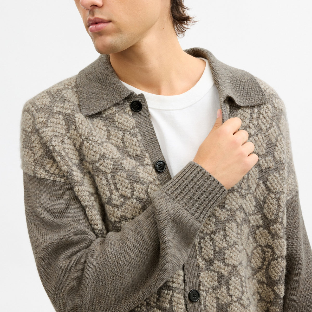 Coach Signature Cardigan - Grey (Men's)