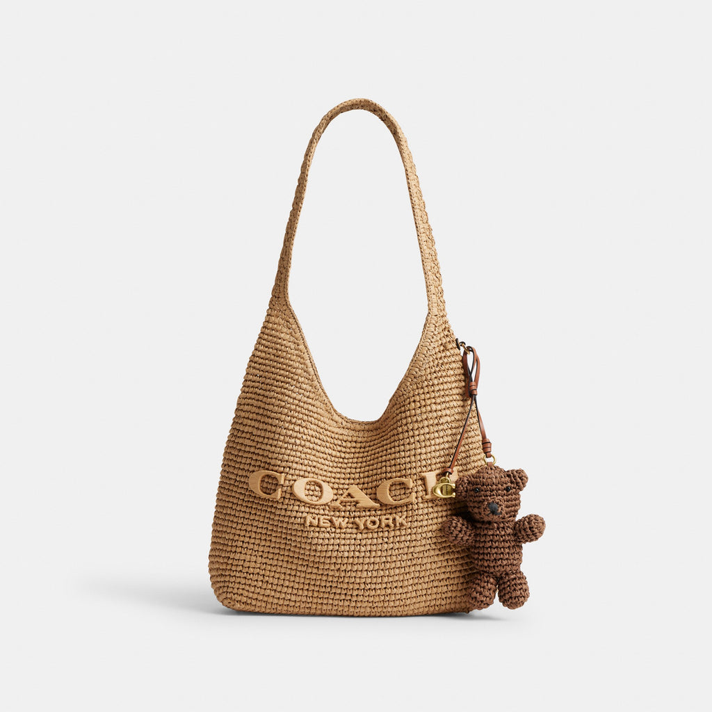 Coach Bear Bag Charm - Brass/Multi (Women's)