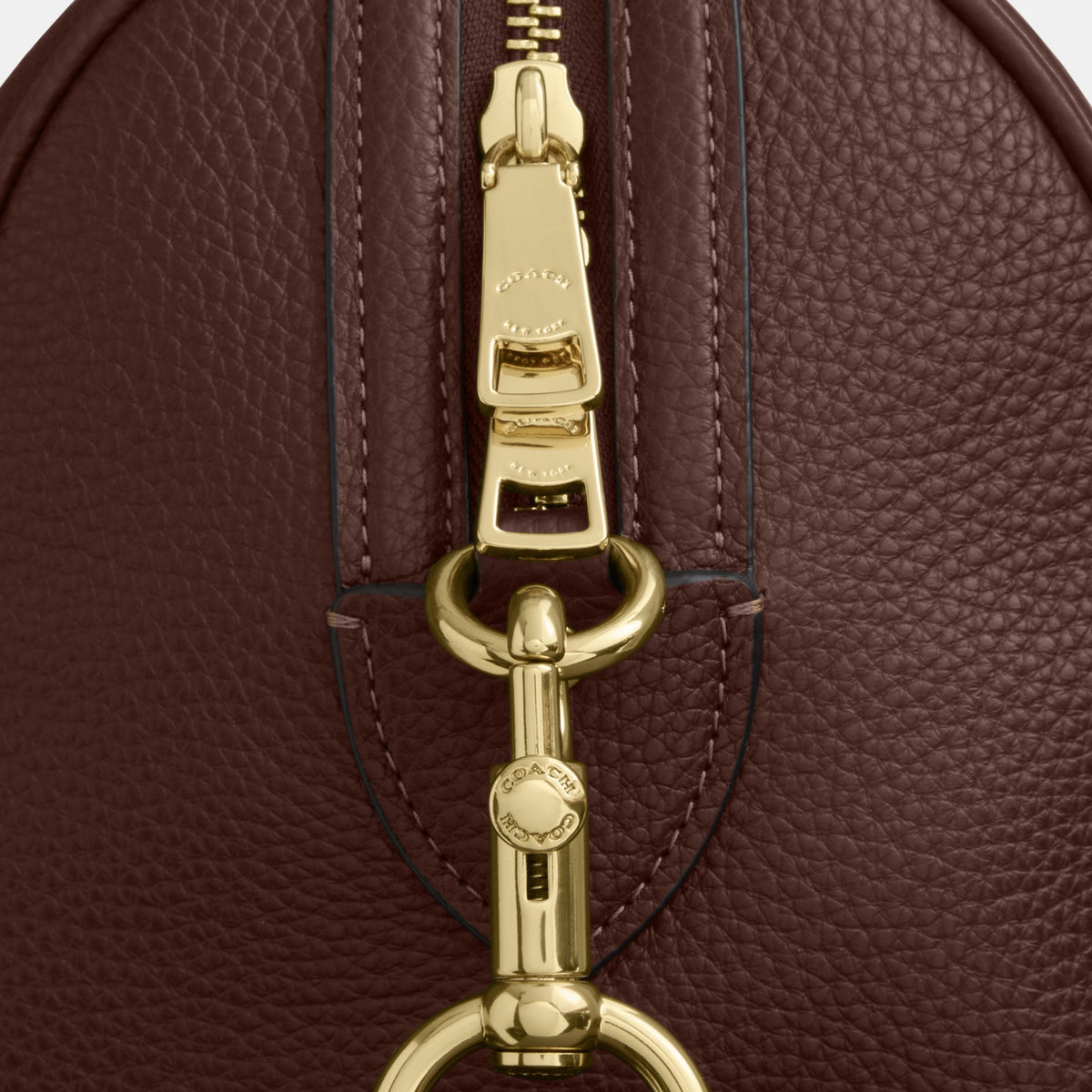 Coach Rowan Large Satchel Bag - Gold/Maple (Women's)