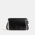 Coach Colby Messenger Bag 32 In Loved Leather - Silver/Black Brown