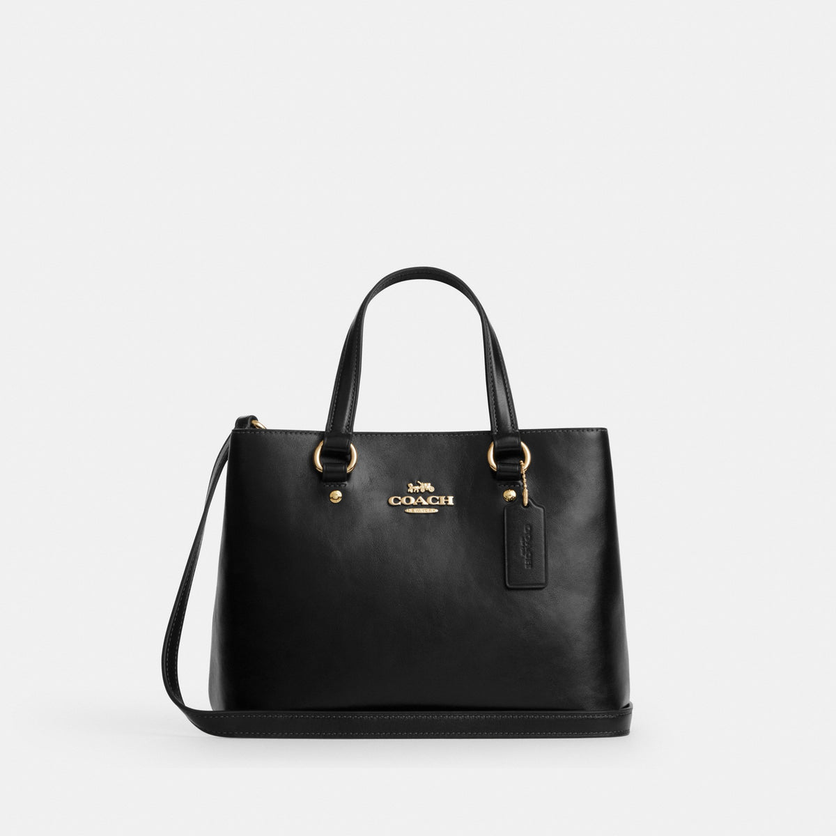 Coach Station Carryall Bag - Gold/Black (Women's)