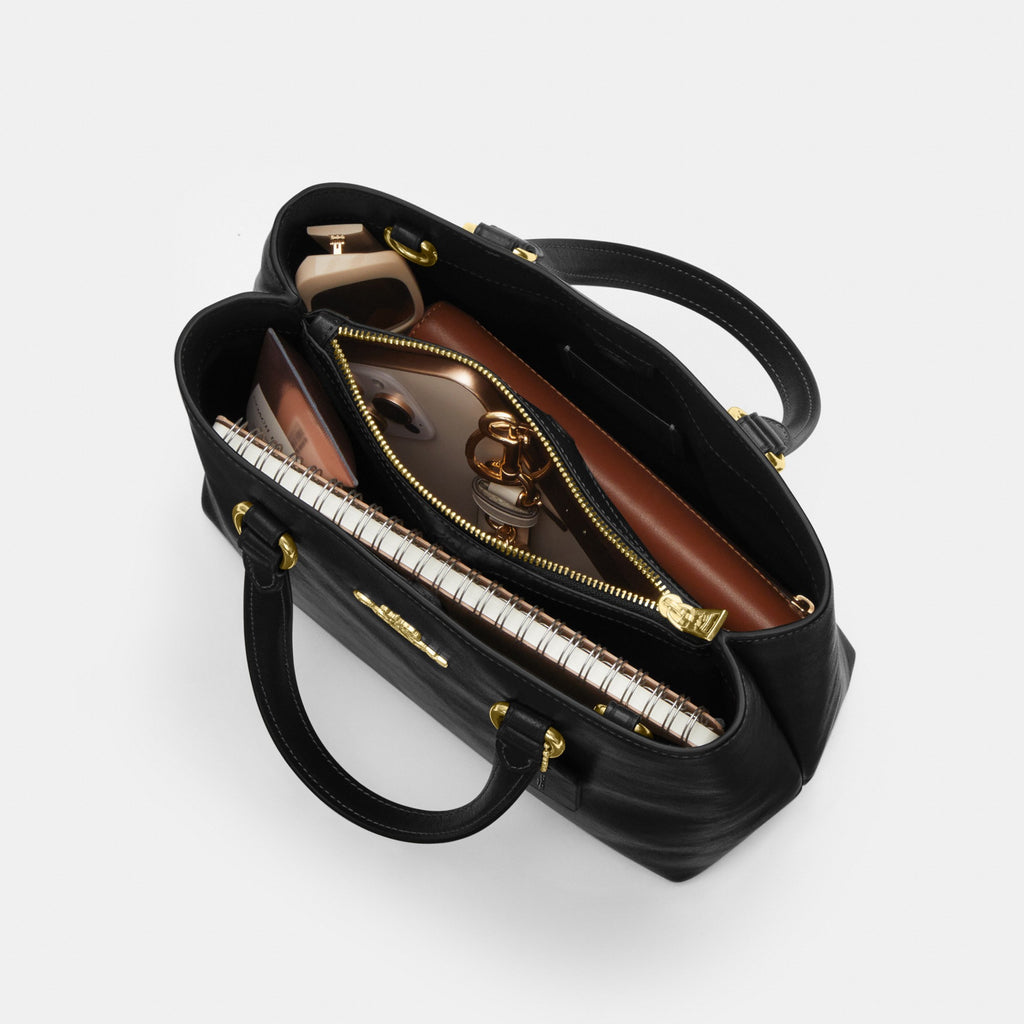 Coach Station Carryall Bag - Gold/Black (Women's)