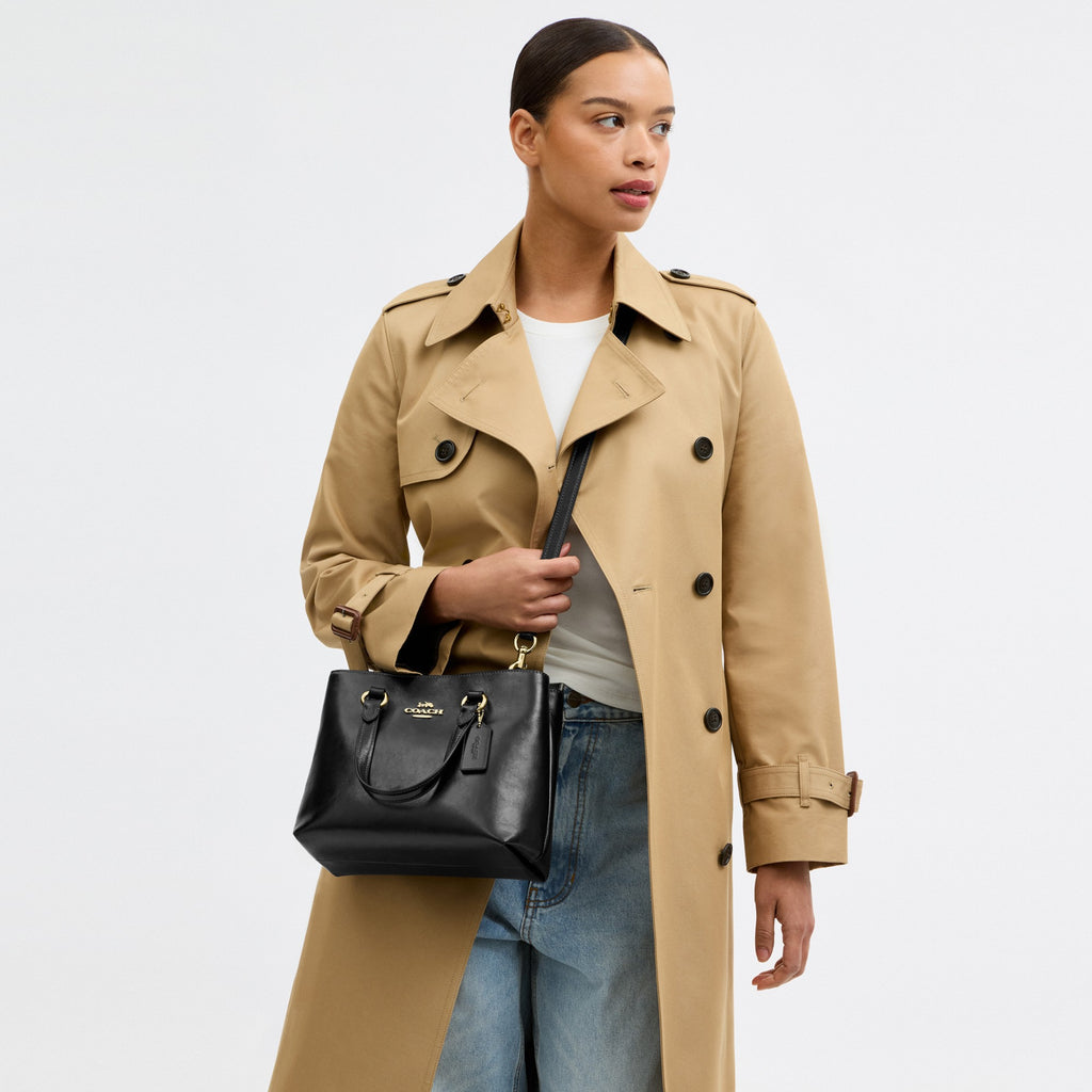 Coach Station Carryall Bag - Gold/Black (Women's)