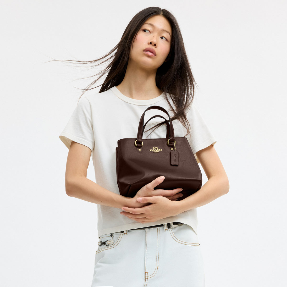 Coach Station Carryall Bag - Gold/Maple (Women's)