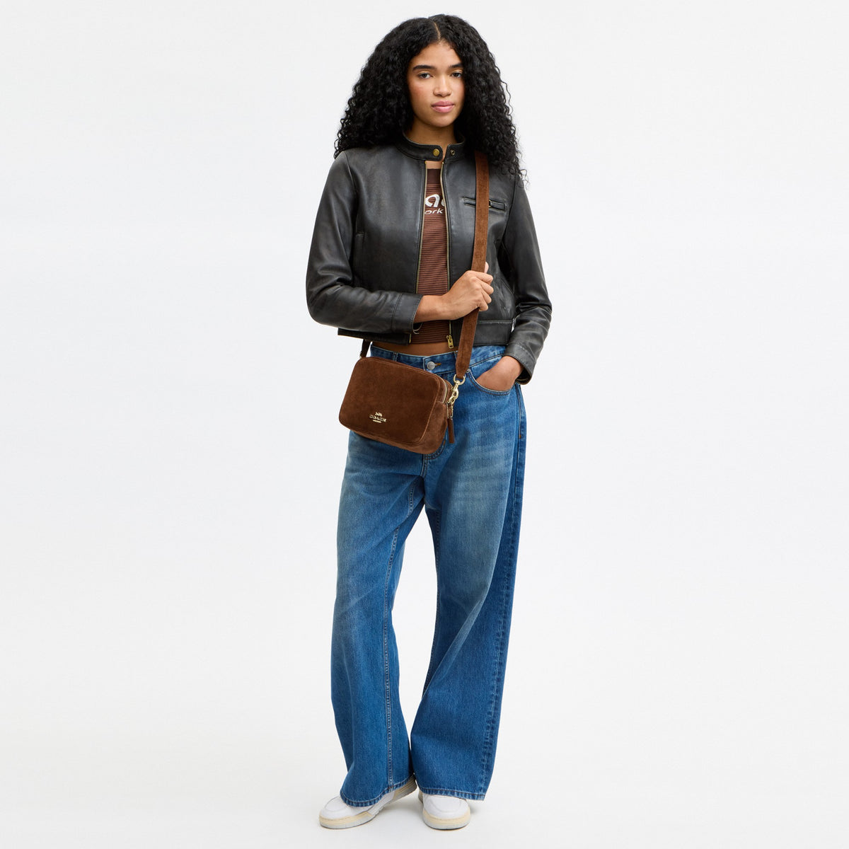 Coach Carey Crossbody Bag - Gold/Warm Brown (Women's)