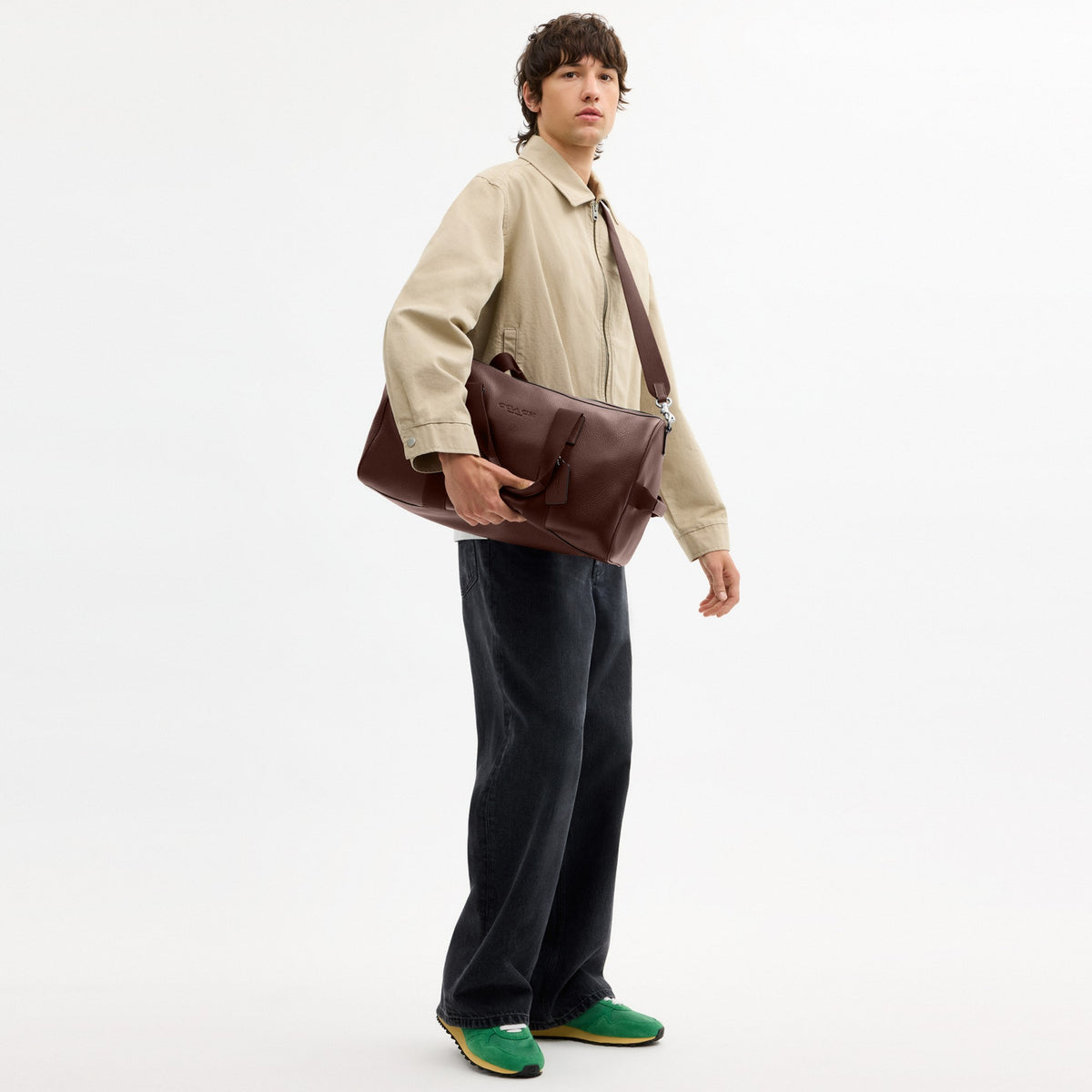 Coach Explorer Duffle Bag 45 - Silver/Maple