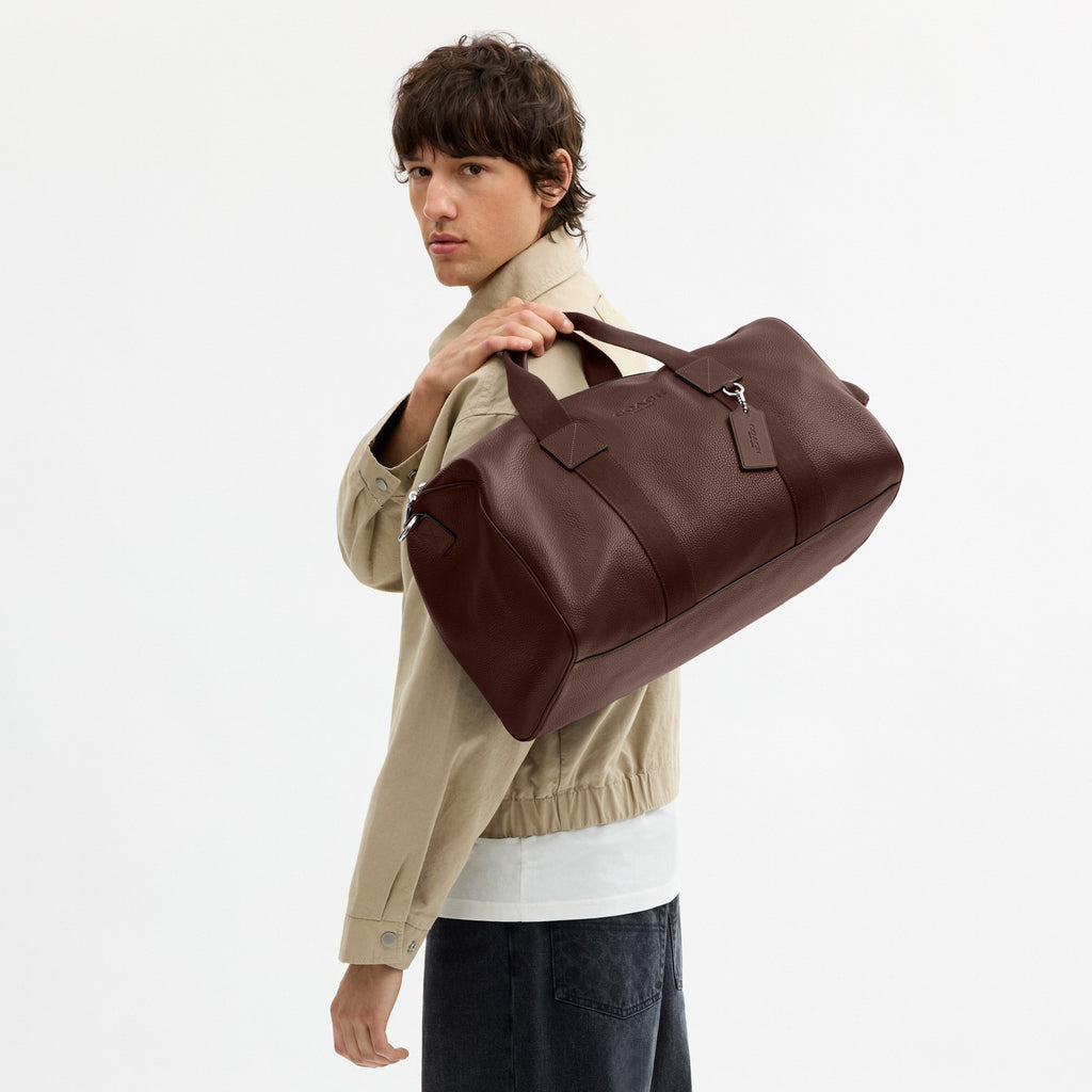 Coach Explorer Duffle Bag 45 - Silver/Maple