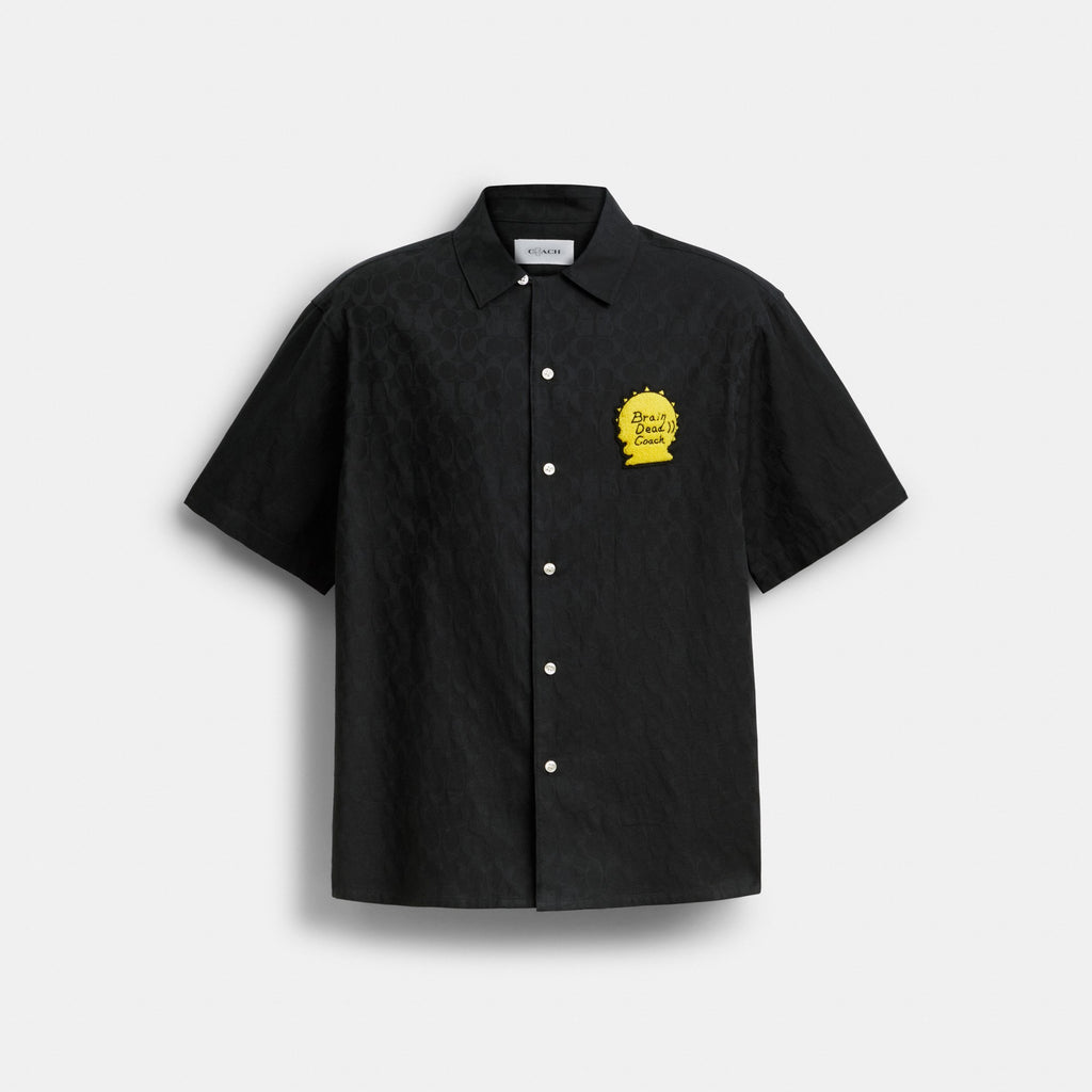 Coach Coach | Brain Dead Signature Camp Shirt - Black (Men's)