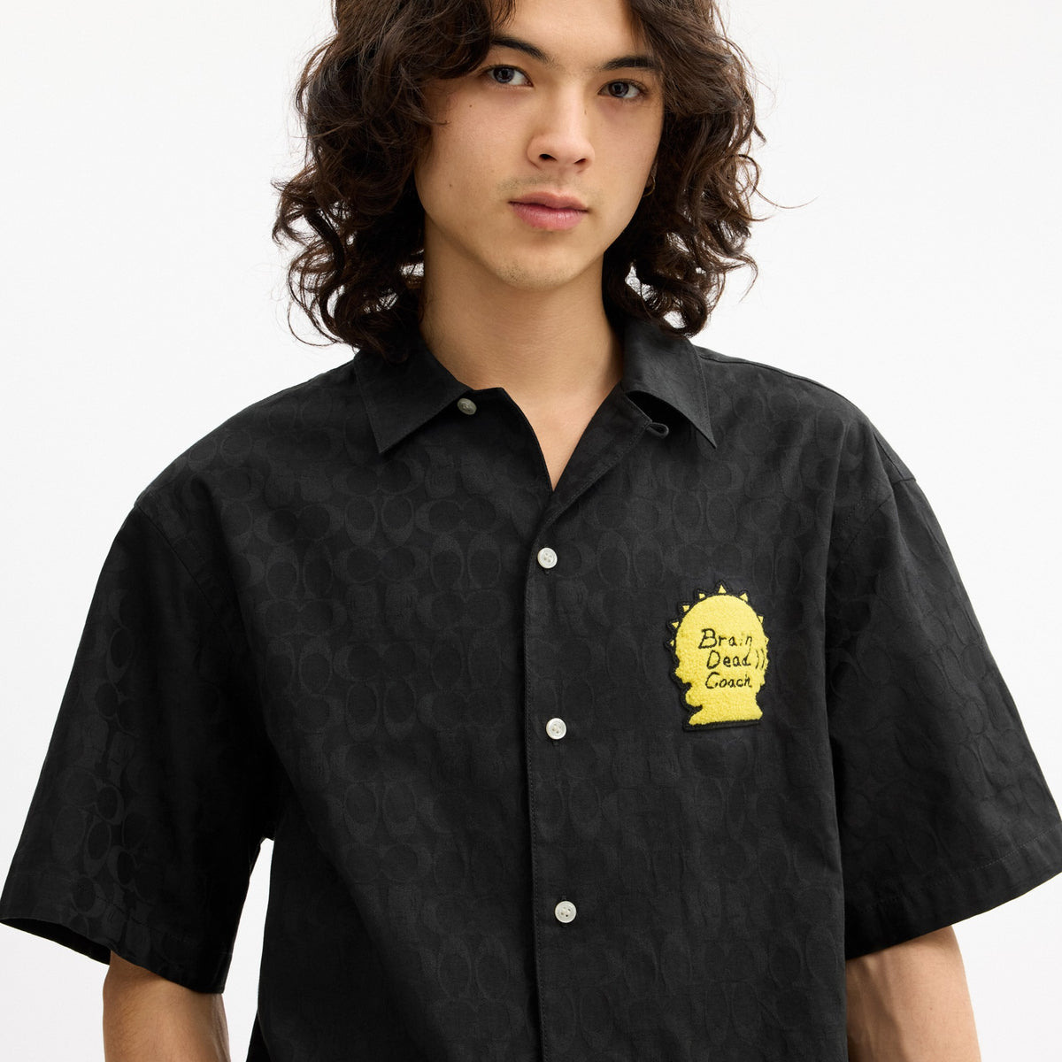 Coach Coach | Brain Dead Signature Camp Shirt - Black (Men's)