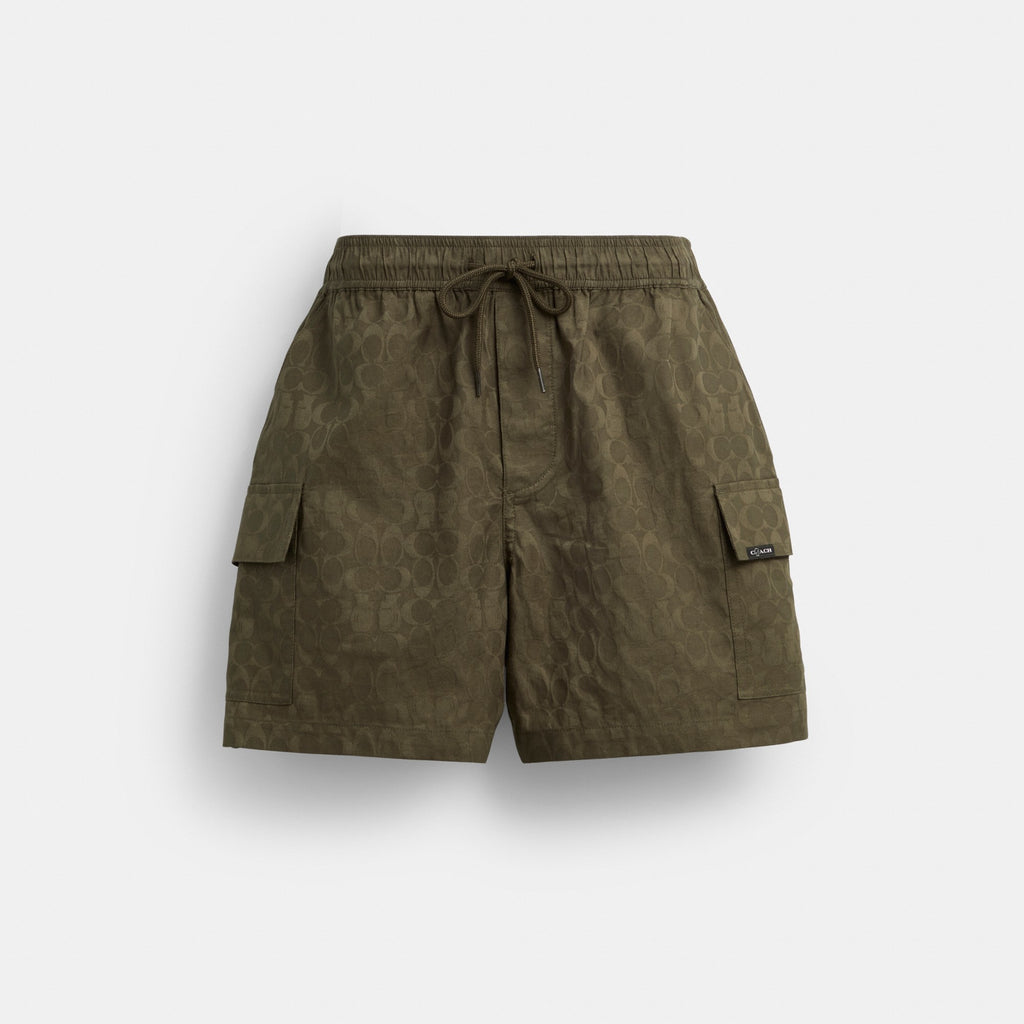 Coach Coach | Brain Dead Signature Camp Shorts - Green (Men's)