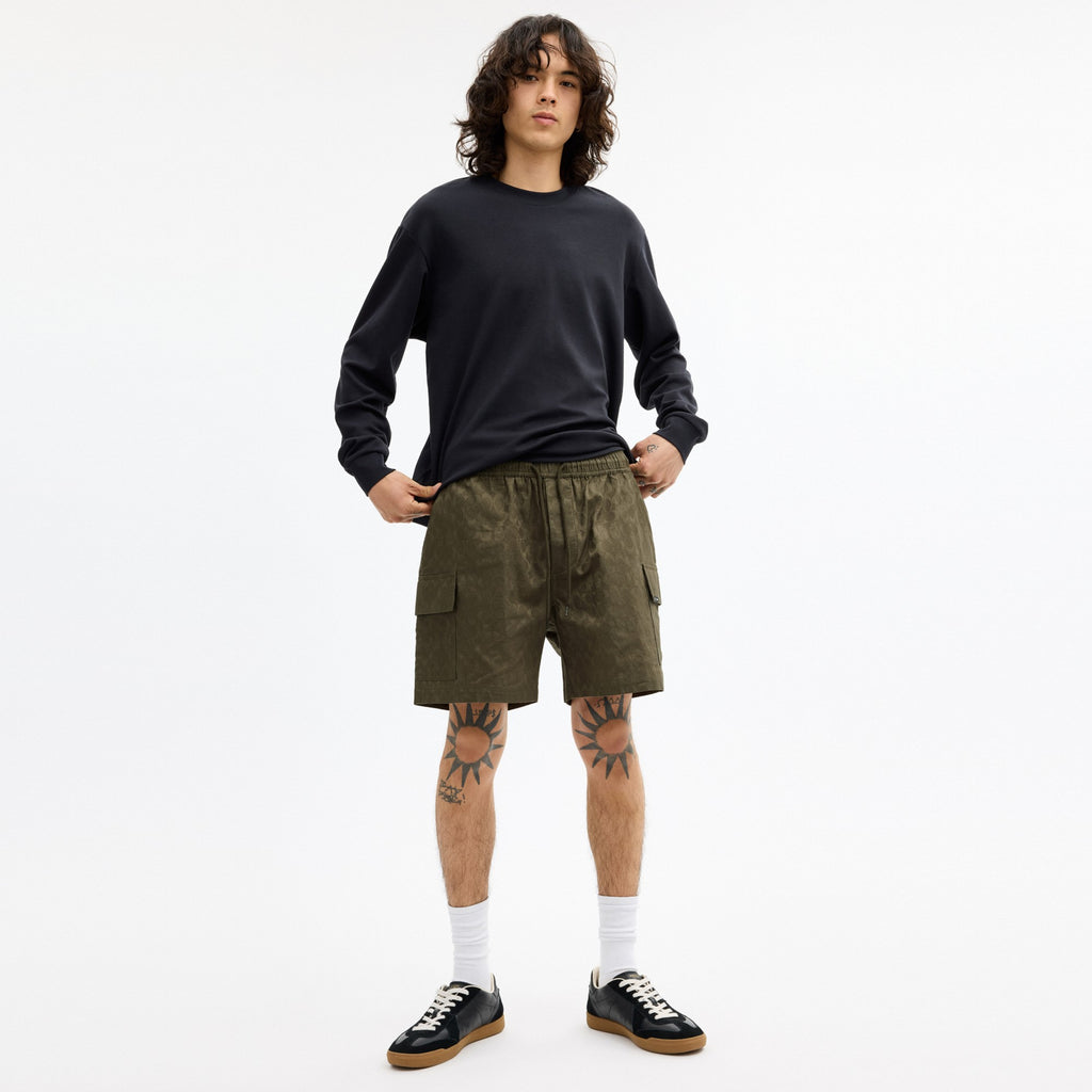 Coach Coach | Brain Dead Signature Camp Shorts - Green (Men's)
