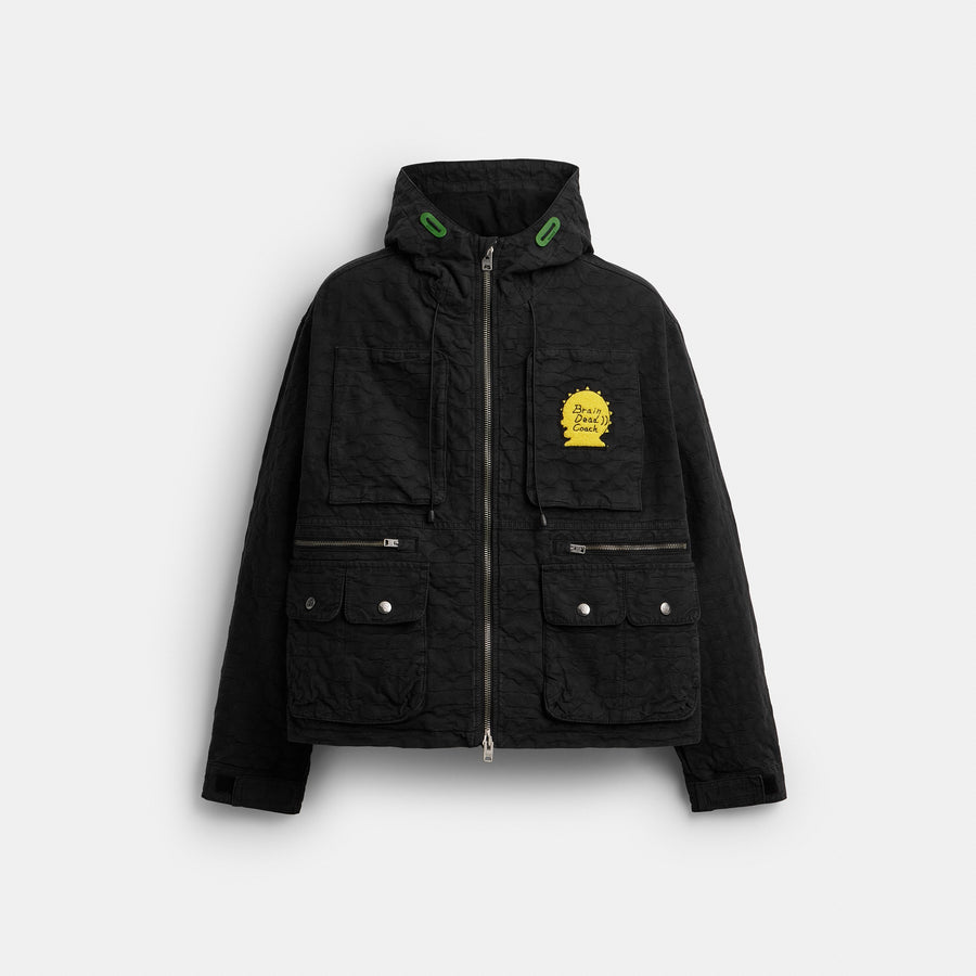 Coach | Brain Dead Chore Jacket With Hood - Black Signature (Men's)