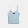 Coach Cherry Pointelle Tank - Blue (Women's)