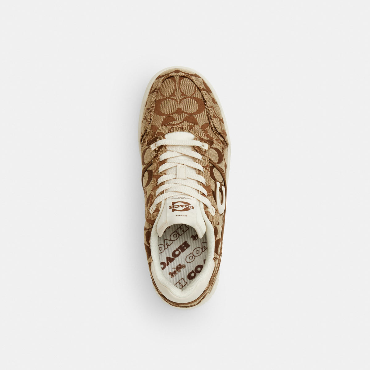 Coach Soho Sneaker In Signature Sateen Jacquard - Chalk Multi (Women's)